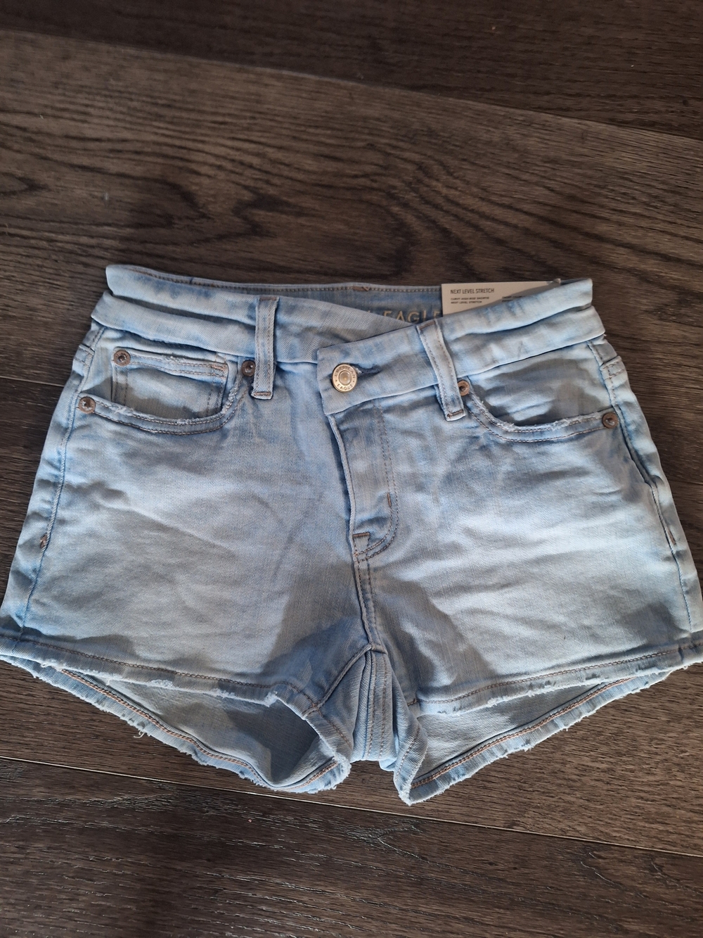 American Eagle Outfitters Light Wash Denim Shorts